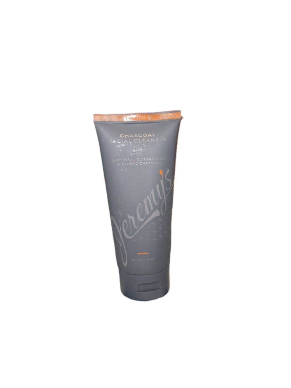 Jeremy's Charcoal Facial Cleanser One Size Gray Orange